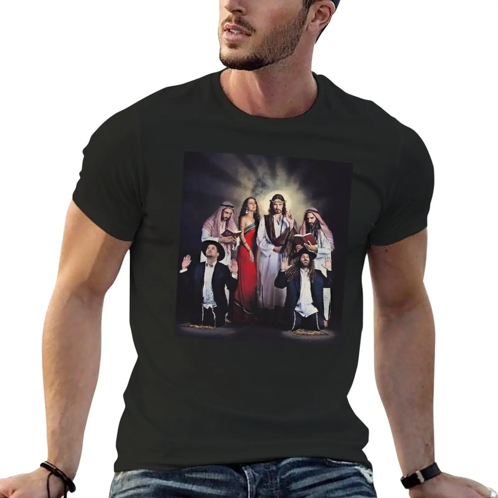 

the interview T-shirt plus sizes graphics heavyweights quick-drying t shirts for men cotton