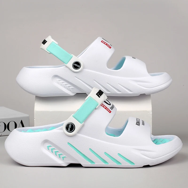 Massage Men Slippers Summer Breathable EVA Slippers Dual Purpose Sandals For Men Lightweigh Sumer Shoes For Men Plus Size 39-48 — view 5