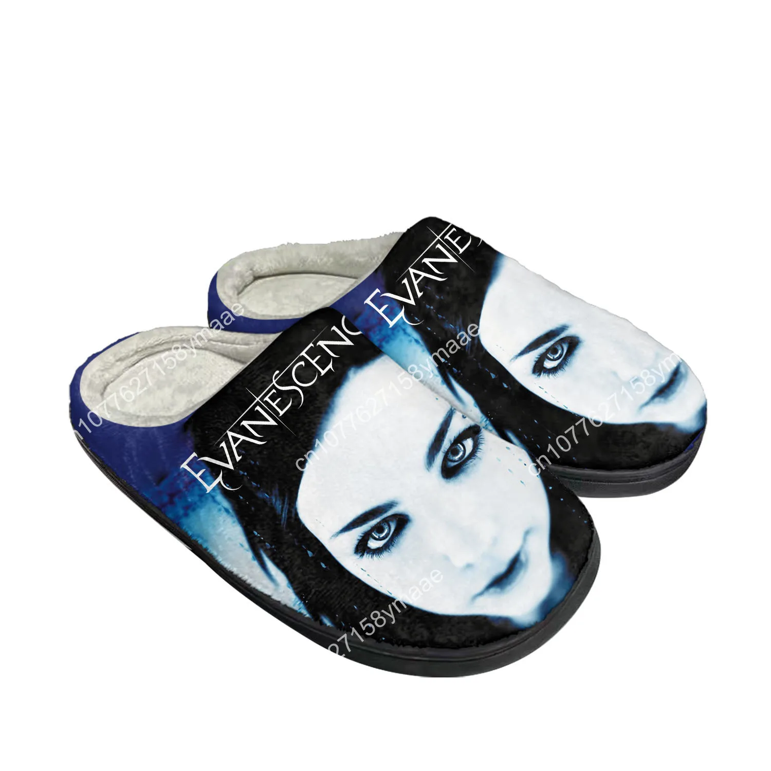 Evanescence Home Cotton Slippers Mens Womens Plush Bedroom Casual DIY Keep Warm Shoes Thermal Indoor Slipper Customized Shoe