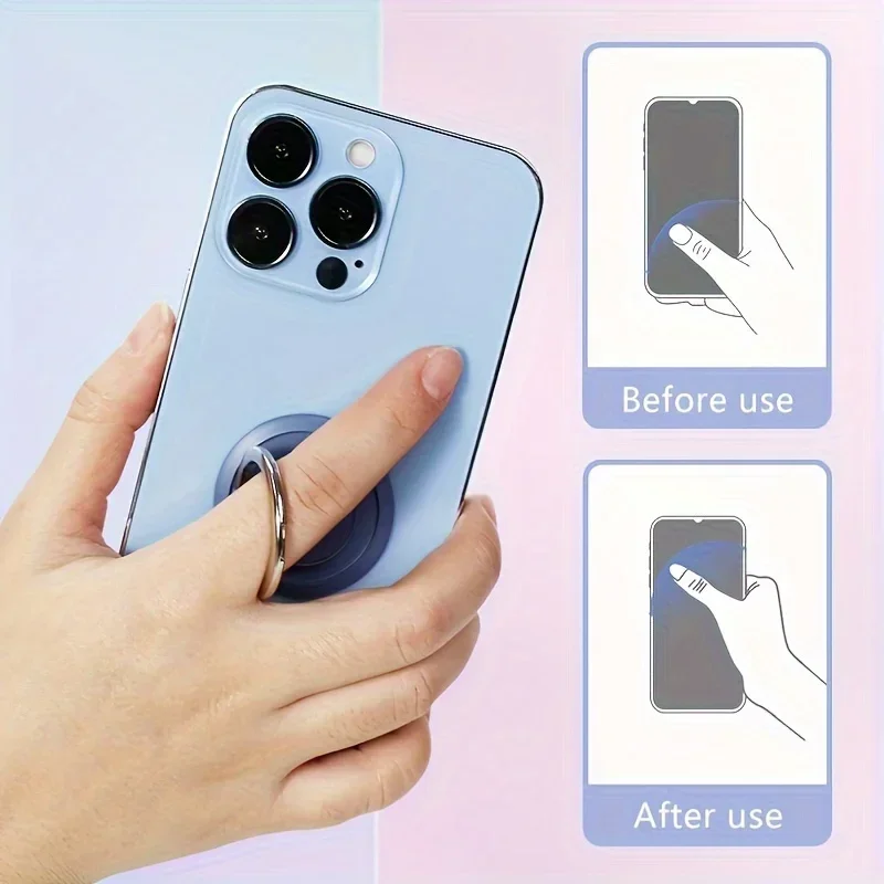 Universal 360° Rotatable Magnetic Phone Grip and Stand