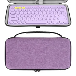 Wireless Keyboard Protective Carrying Case - Travel Bag (PURPLE)