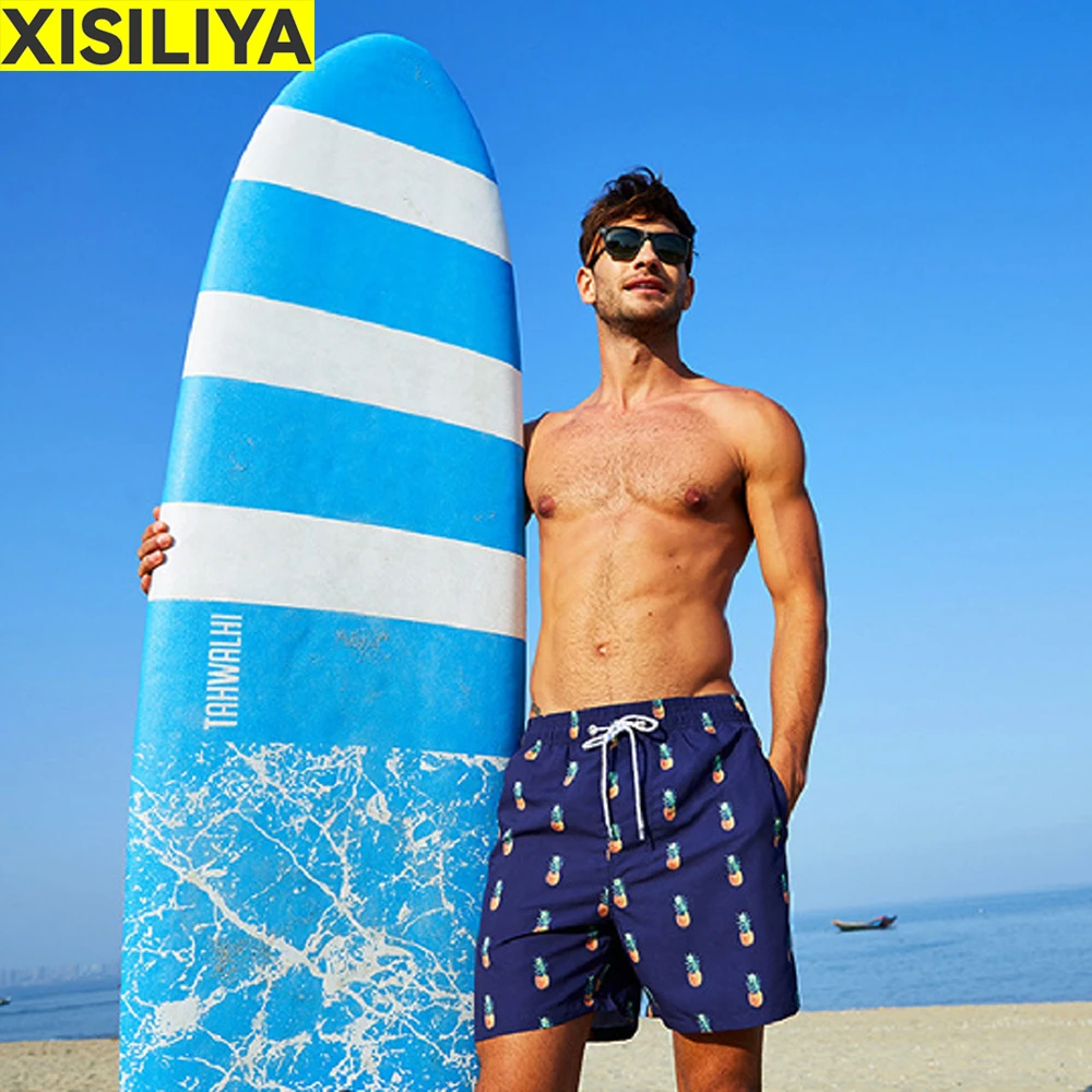 Pantalones cortos de Surf para bañador para correr, gimnasio, deportes, secado rápido con bolsillos, playa, piscina, equipo, deportes acuáticos verano| | - AliExpress