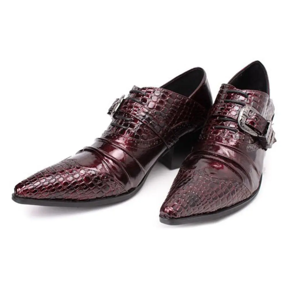 Homens de couro preto apontou toe vestido sapatos de renda até oxford sapatos para o negócio de casamento saltos altos formal escritório moda 39-46 marca