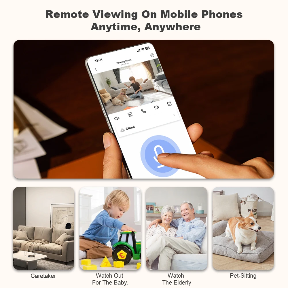 HD Wireless WiFi Network Camera Indoor Home High-definition Camera Outdoor Sports Camera Security Monitoring Equipment 5