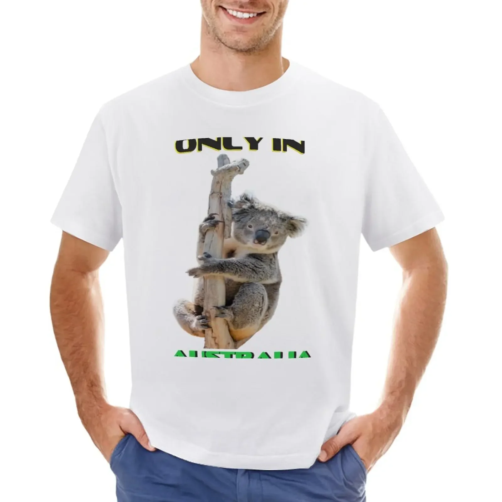 

Aussie Koala T-Shirt new edition sweat hippie clothes cute clothes mens graphic t-shirts hip hop
