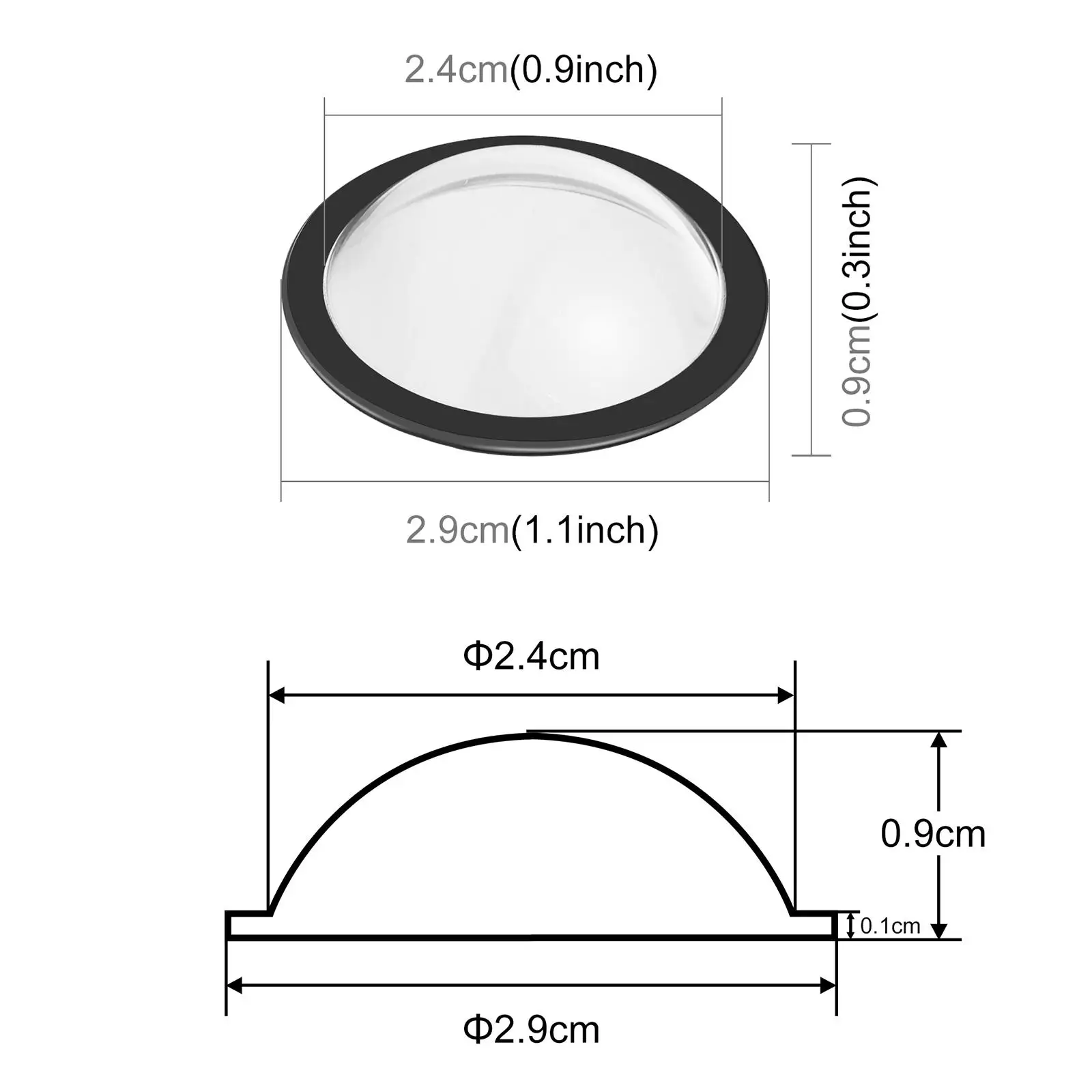 Lens Guard PC Protective Cover Kits for 2025 Tesla Cybertruck / Model Y Juniper / Model S