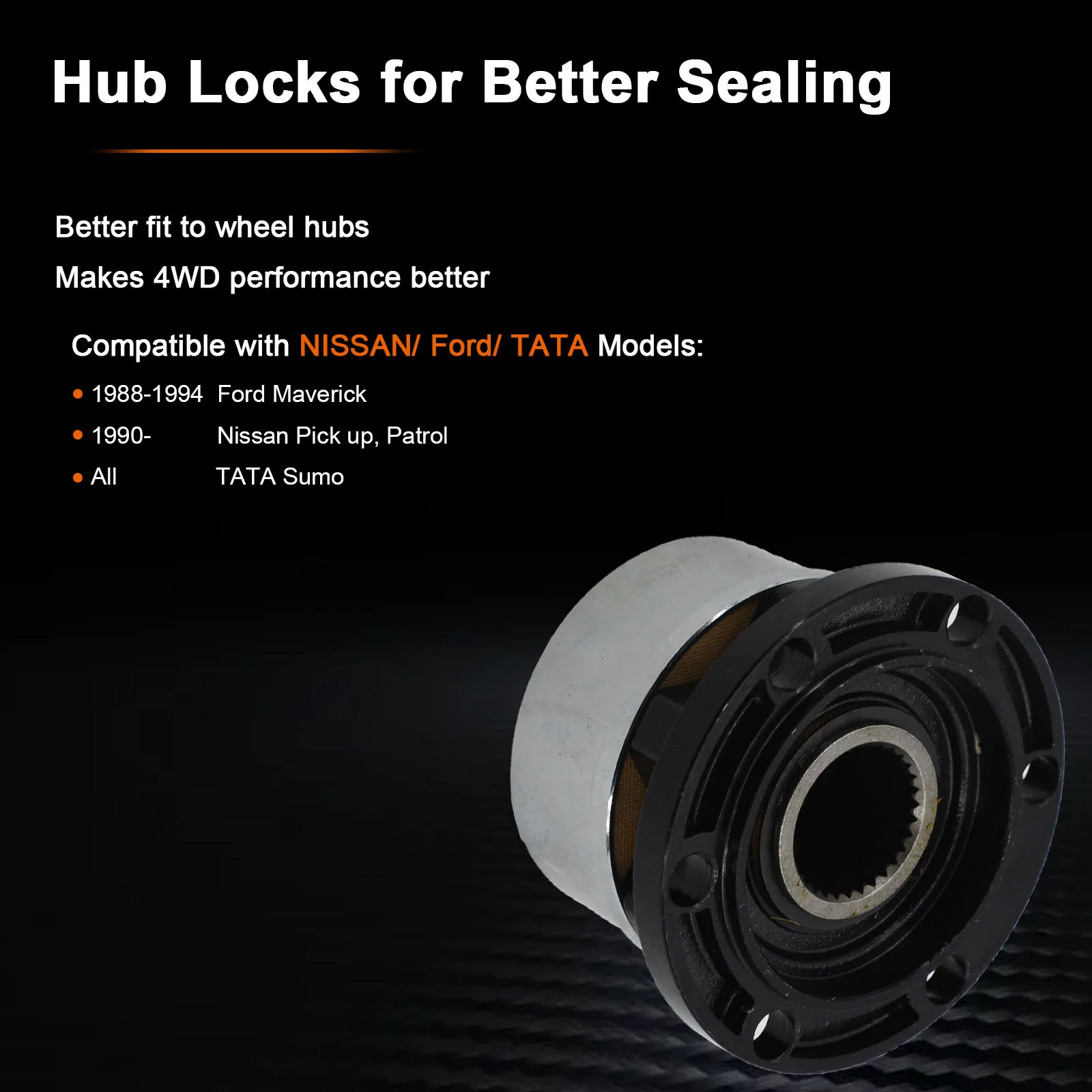 1 Piece For NISSAN Patrol 4x4 PU 90-up TATA Sumo All D Maverick Manual Free Wheel Locking Hubs B021 AVM445
