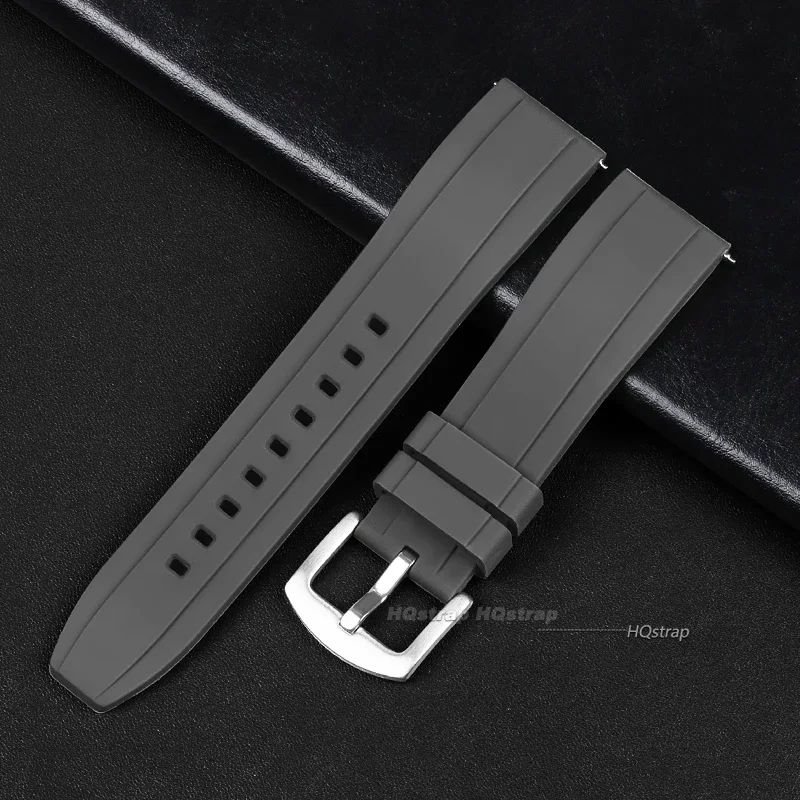 Enhanced Silicone Quick Release Sport Watch Strap - Soft Rubber Band in Vibrant Colors