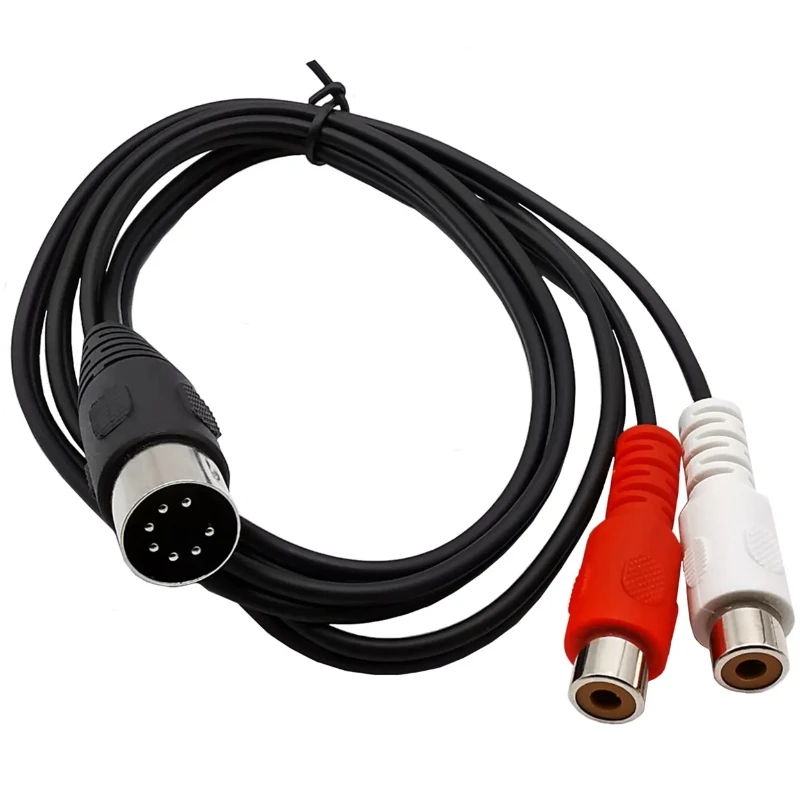 OpenII Cavo Da DIN A RCA A 7 Poli, Connettore MIDI Femmina A 7 Pin A - Foto 5