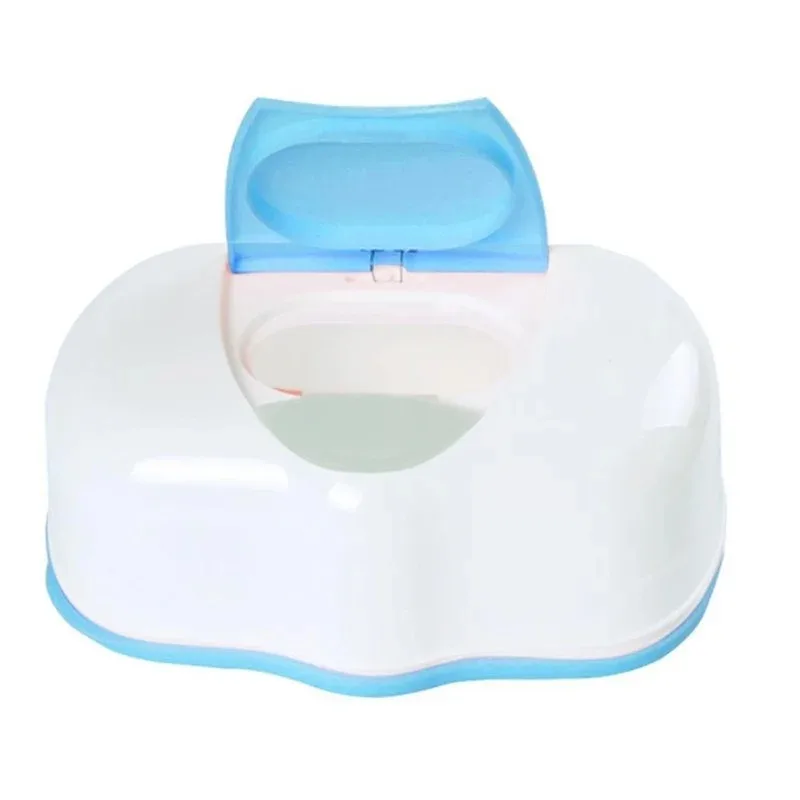 Home Portable Sealed Wipes Box Baby Wipes Dispenser Reusable Moist Keeping Case Wet Organizer Tissue Box Holder Color Random