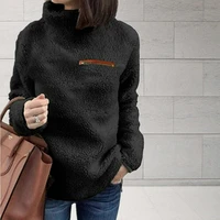 Winter Super Soft and Comfortable Solid Color Turtleneck Pullover Women's Sweater Fashion Zipper Sexy Top Ladies Hipster Clothes 2