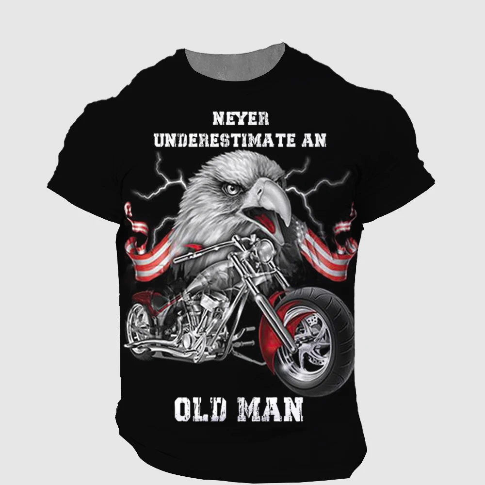 

Men's T-Shirt Kanye 3D Motorcycle Printing Short Sleeve Men's Clothing Tops Casual T-Shirt Outdoor Sports Y2kt-Shirt For Men