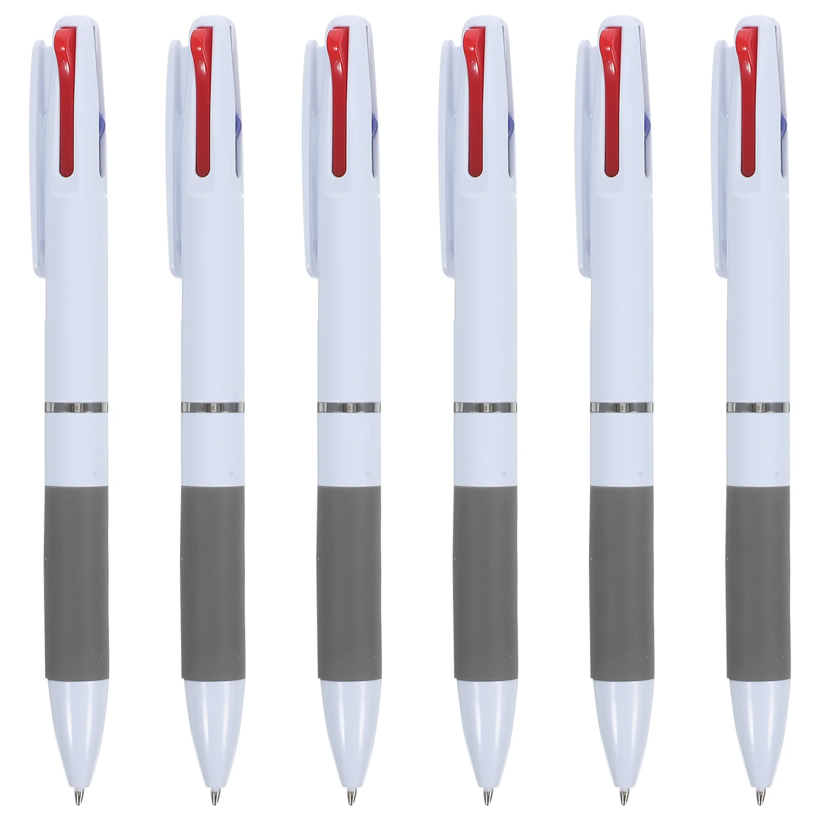 

6Pcs Portable Writing Pens Multi-use Ballpoint Pens Student Pens School Pens Office Accessory
