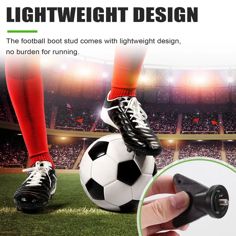 12Pcs Football Boot Studs Non Slip Thread Screw M6 Professional Replacement Spikes SG To AG For Adidas football boot studs