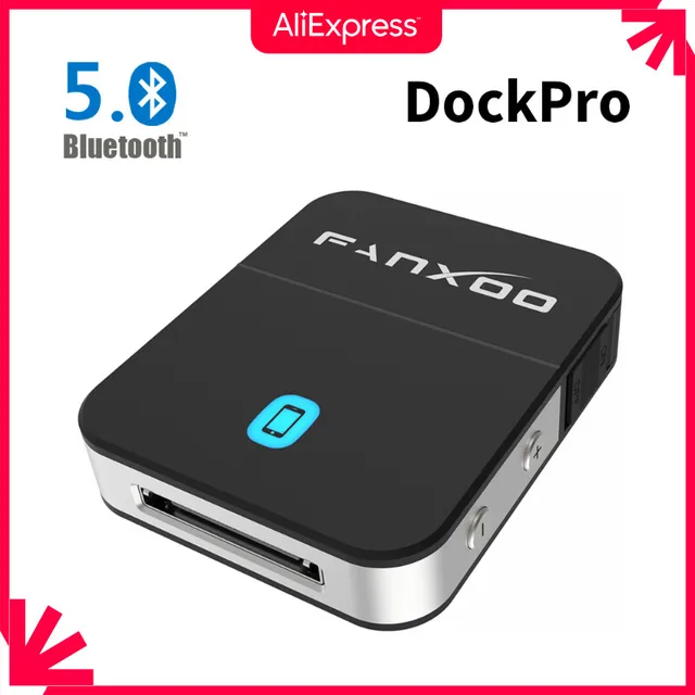 Fanxoo-dock pro 30 핀 블루투스 어댑터 5.0, 보스 사운드독 JBL 소니 야마하 스테레오 및 기타 아이폰 아이팟 도킹 스테이션