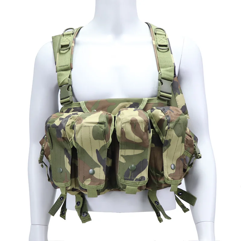 Military Hunting Tactical Vest Ak 47 Magazine Bag Quick Release Convenient Ak Vest Air Gun Vest Chest Armor Equipment