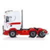 770S RC Tractor Trcuk 6x6 Metal Chassis 1/14 Remote Control Vehicle ST8 Radio Car with Sound Light Smoking 2-speed Model Toys 4