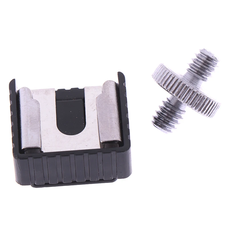 Description Picture 6 of item1/4" Screw metal flash hot shoe mount adapter light stand tripod