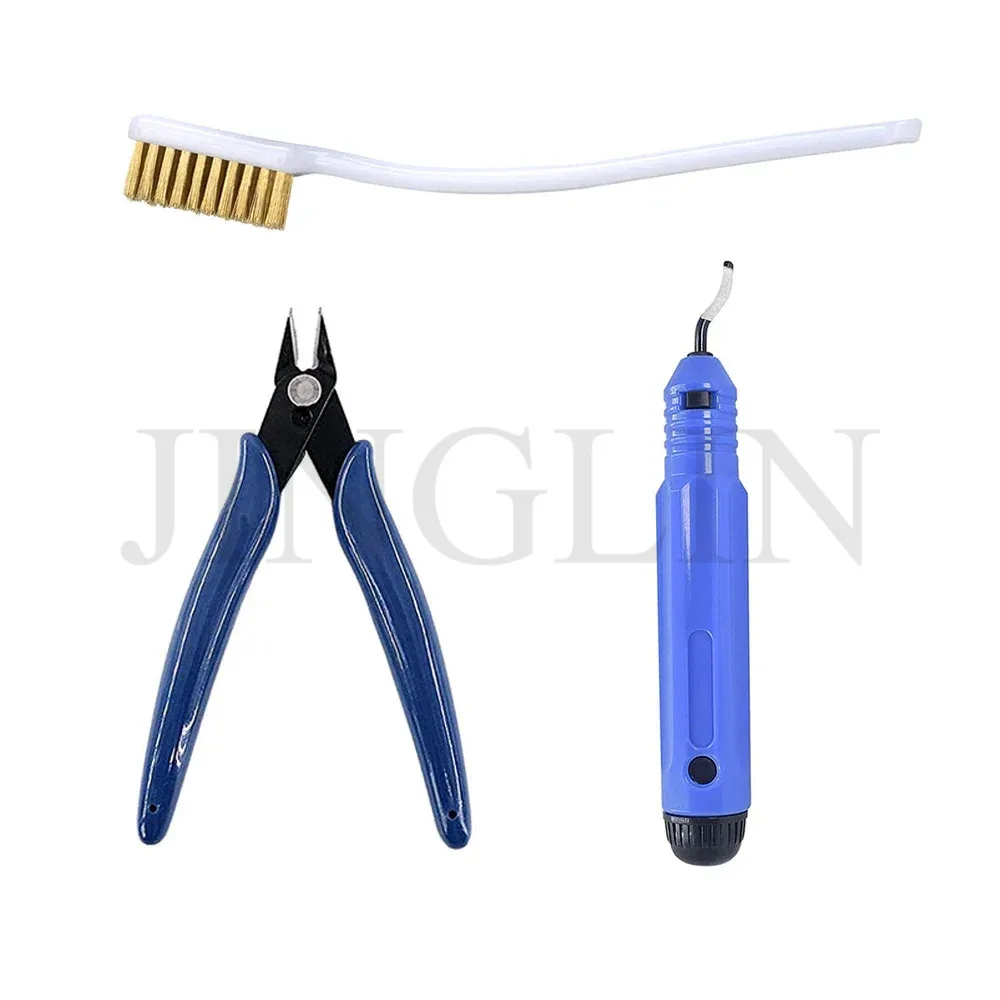 thumbnail image 1 of Kit de herramientas para impresora 3D de varios modelos, cuchilla de corte, raspador, aguja de limpieza, pinzas, alicates, kit de desbarbado, herramientas de impresión 3D para bricolaje, 1 of 5