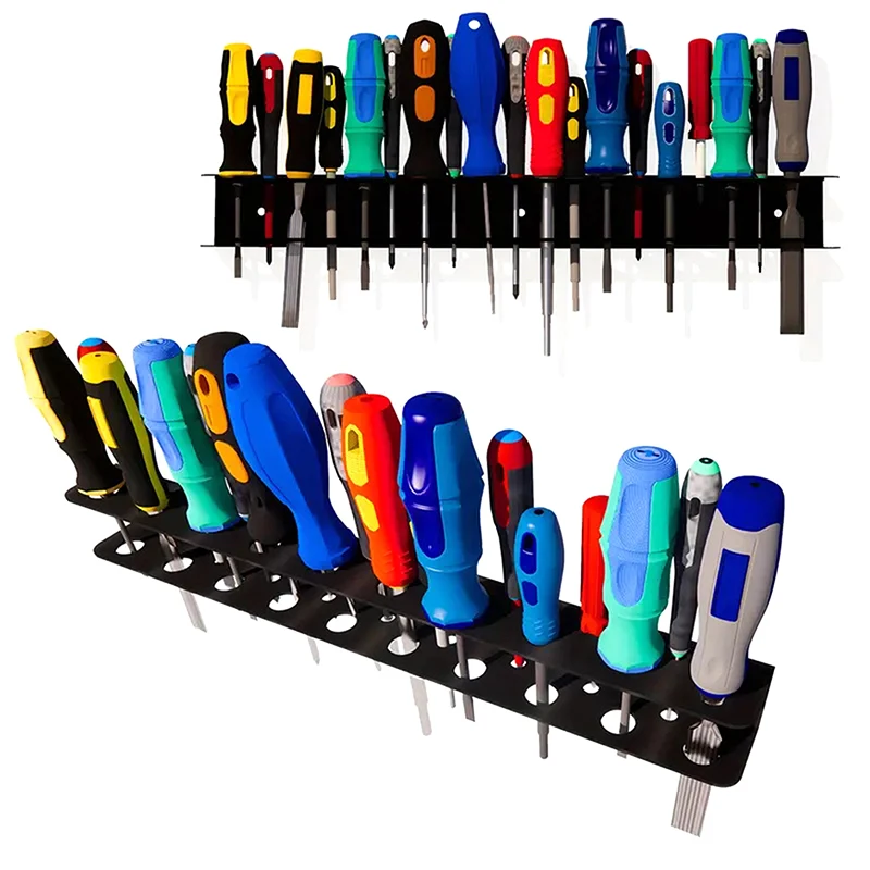 Screw Organizer Wall Mount Heavy Duty Screwdriver Storage Rack Storage Organizer Rack Pliers Holder Tool Screwdriver Tool
