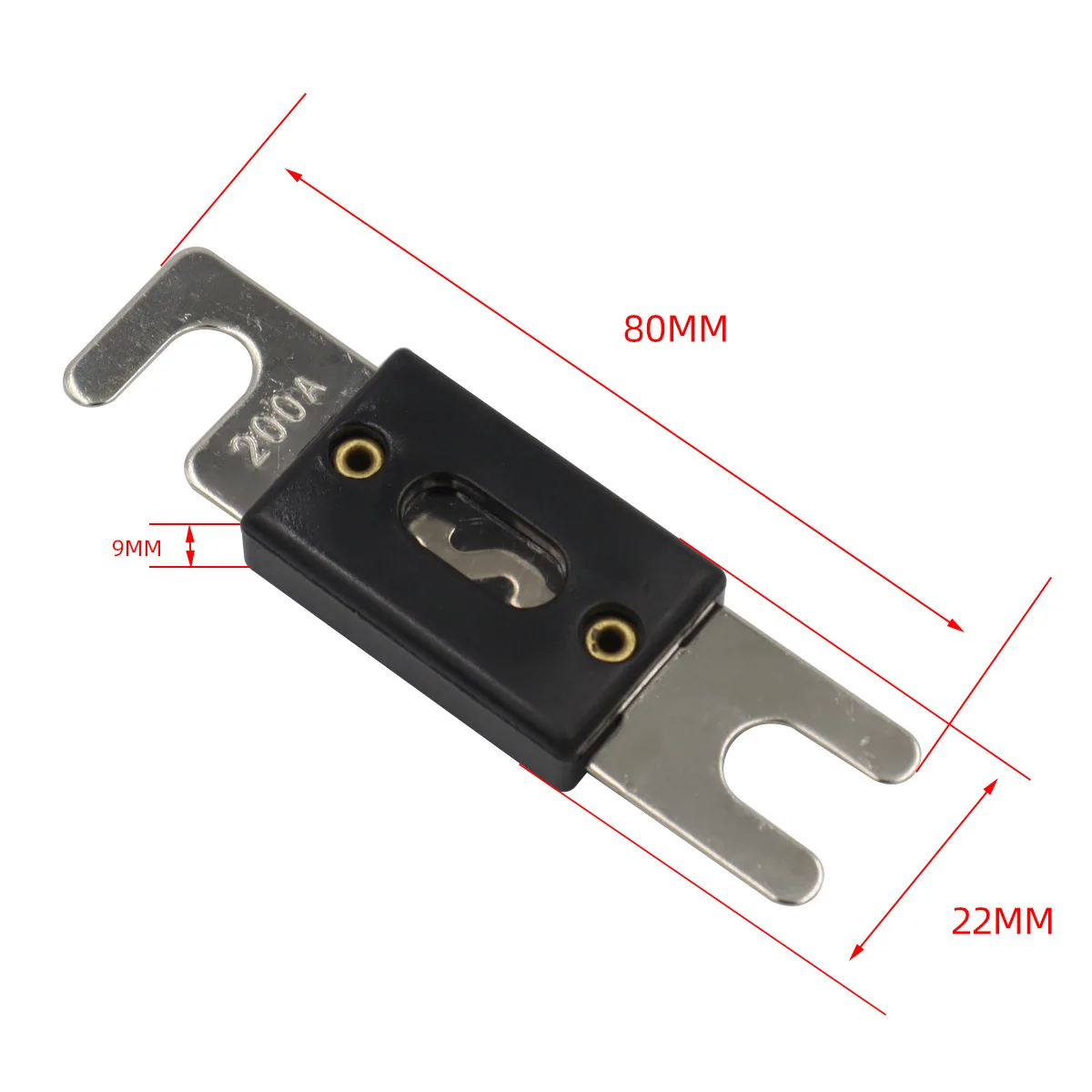 ANL Car Audio Fuse Power Fuse Holder 100A/150A/200A/250A/300A Bolt-on Automotive Audio Holders