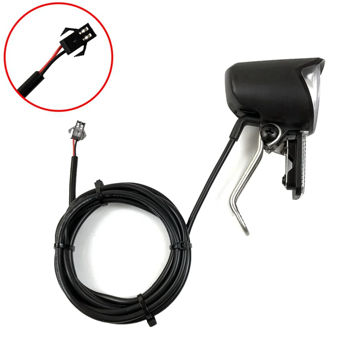 BAAU 2X Bicycle Lithium Battery Modification Accessories 6V-60V Headlight LED Lighting Night Riding Equipment/SM Connector