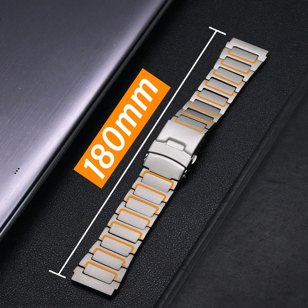 Luxury 22mm Titanium Watch Strap - Premium Design