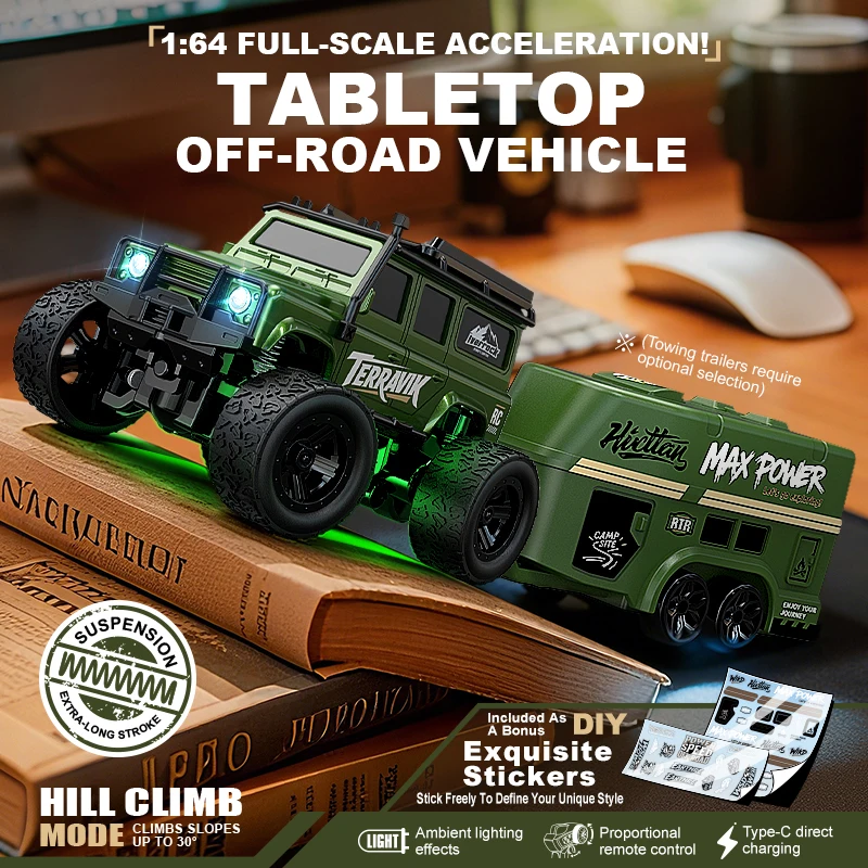Off-Road Adventure Mini Toy Car with Lights and Music - Perfect Children's Birthday Gift