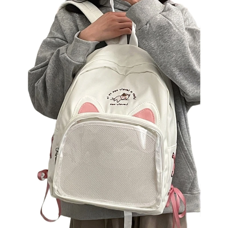 Stylish Girls Trendy Backpack Fashionable Large Capacity for Shopping Travel