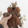 Pet Toys Plush Soundmaking Dog Supplies Durable and Bite Resistant Fox ,raccoonand Squirrel Pet Squeak Toys 2