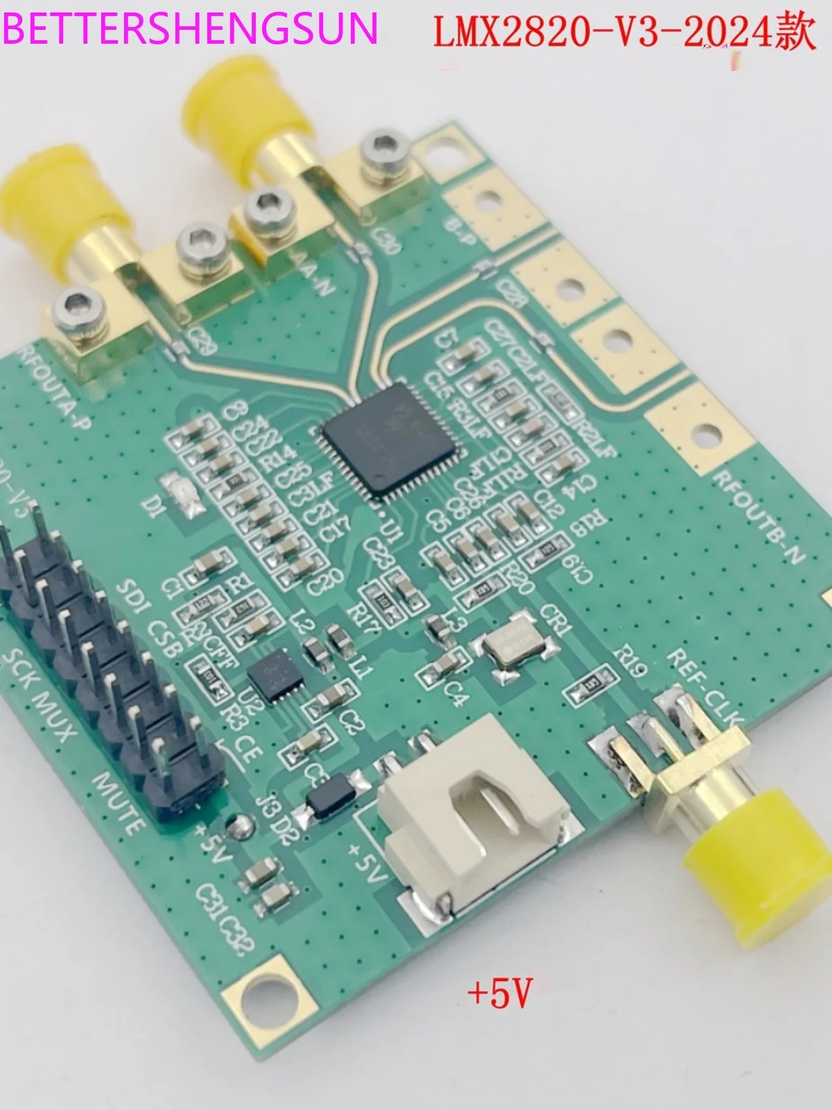 

LMX2820 Evaluation Development Board High Frequency Matching High Power Output Low Phase Noise Source