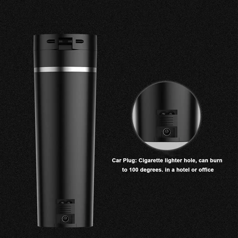 Smart Car Mug Car Heating Thermos Cup 450ML Smart Mug With Temperature Control One-Piece Cup Body Design 12V-24V