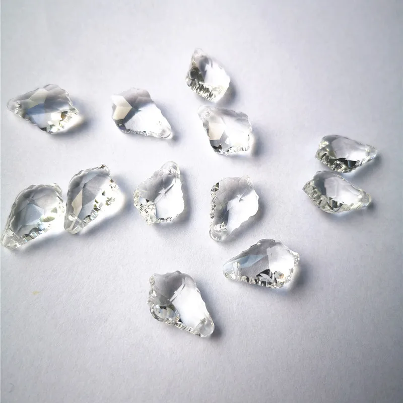 Crystal Beads Crystal Sun Catcher Crystal Beads Garlands 12pcs/Lot 16mm Clear K9 Crystal Prisms Chandelier Part Nice Glass Ornament Suncatcher Accessories DIY Jewelry Making