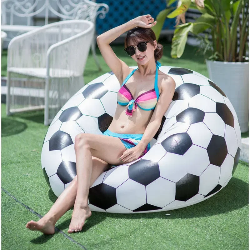 Inflatable Sofa Set Outdoor Inflatable Sofa Football Air Recliner Basketball Bean Bag Sofa Outdoor Garden Inflatable Office Sofa