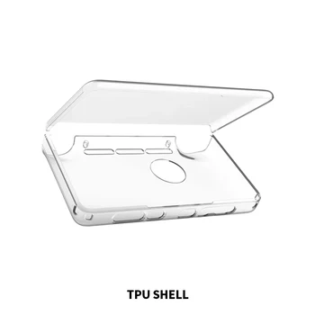 Per AYN THOR Accessori da Gaming Custodia Protettiva per Dispositivo Portatile a Doppio Schermo con Funzione Flip-Up, Borsa per il Trasporto e Cordino, Borsa Morbida