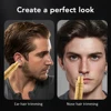 2 in 1 Nose Hair Trimmer Golden Dragon and Phoenix Hair Trimming Device USB Charging Ear Face Nose Hair Remover Face Care 3
