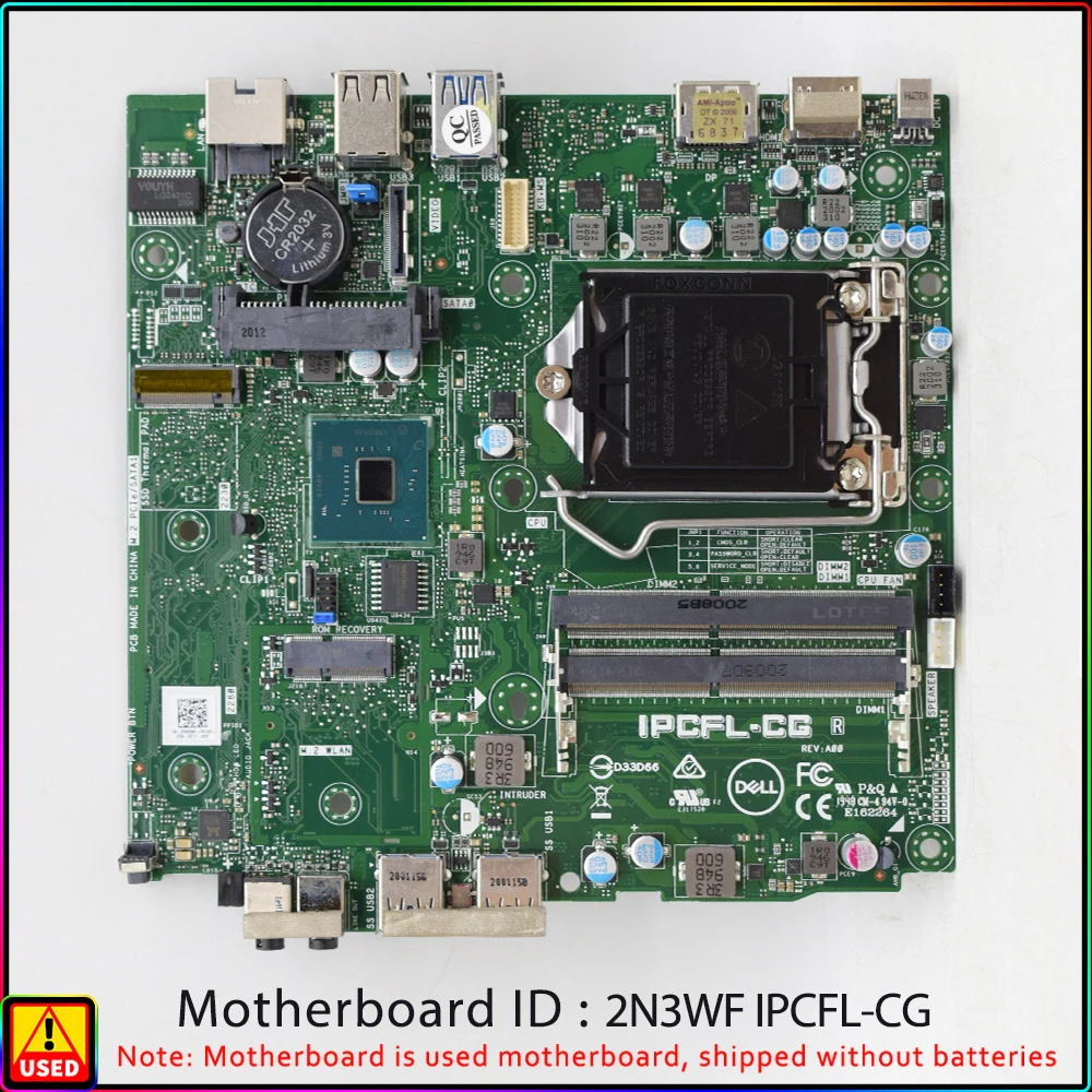 

FOR DELL OptiPlex 5070 5070MFF 2N3WF IPCPL-CG 1151 pin motherboard DDR4 nvme