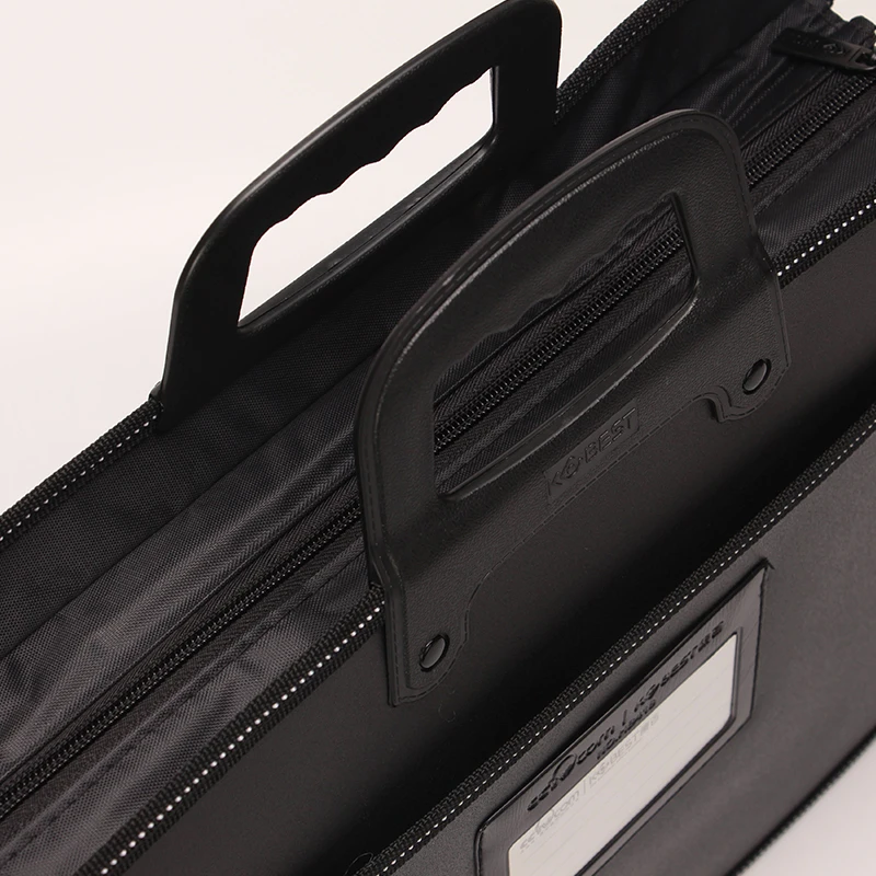 File Bag Laptop Handbag Multi-layer Folder Meeting Storage Briefcase Hand Carry Office