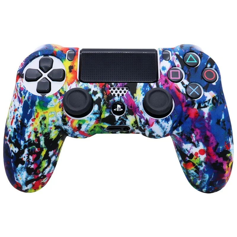 Soft Silicone Case Cover For PS 4 Controle Shell For PS4 Controller Skin Gamepad Joystick Controle Cases Covers