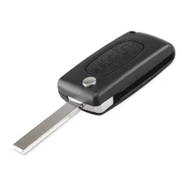 KEYYOU HU83 CE0536/0523สำหรับPeugeot 107 207 307 308 407 408 Partner Citroen C3 C4 C5 C6 berlingo Picasso Xsaraกุญแจรถ 3