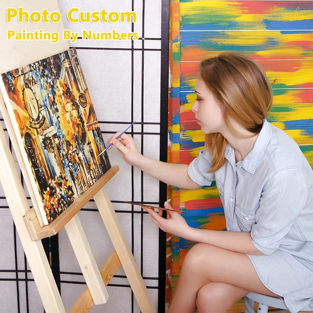 Pictures Paint Custom Photo Numbers  Acrylic Paintings Canvas Paintings -  Painting - Aliexpress