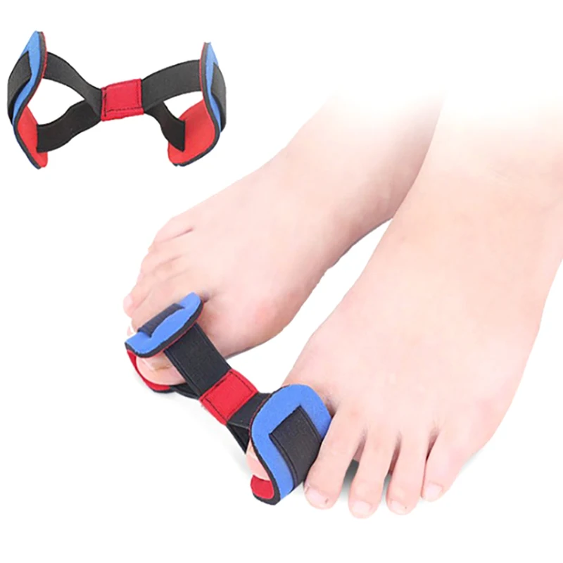 1Pcs New Big Toe Exercise Hallux Valgus Belt Stretcher Corrector Tension High Elasticity Training Foot Care Pedicure