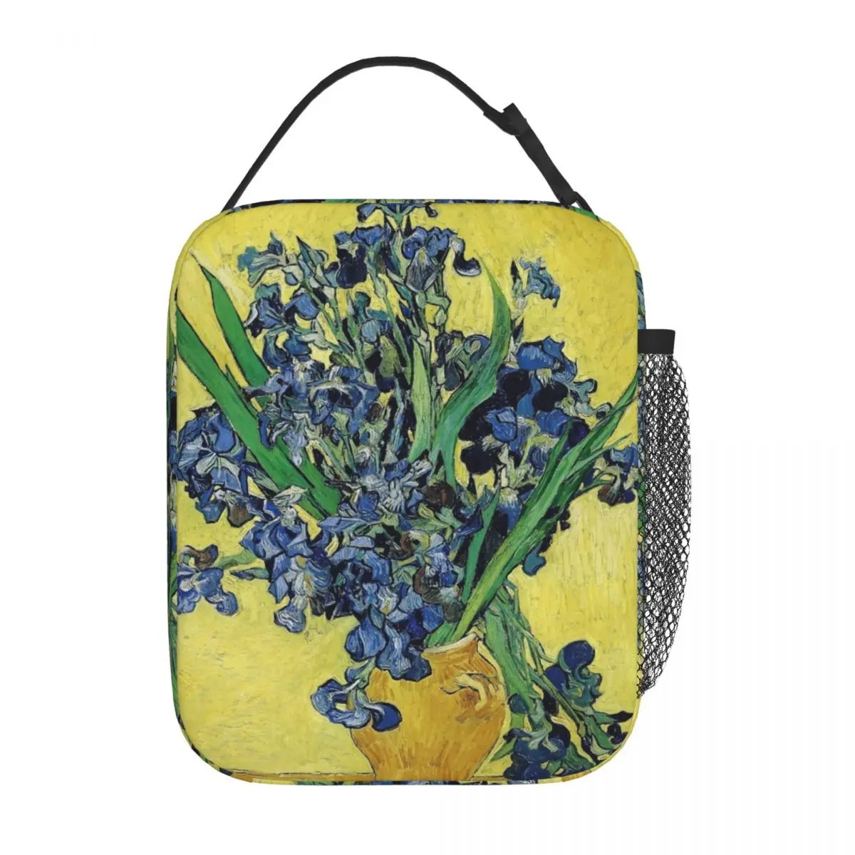 

Vincent Van Gogh - Still Life With Irises Thermal Insulated Lunch Bag for School Portable Food Bag Thermal Cooler Lunch Boxes