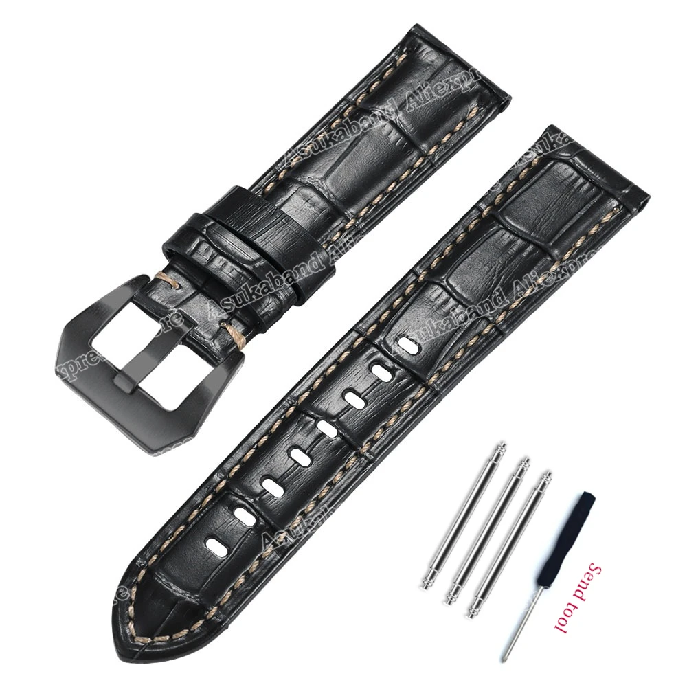 Elegant Leather Watch Band - Premium Strap for Timeless Style (Multiple Sizes Available)