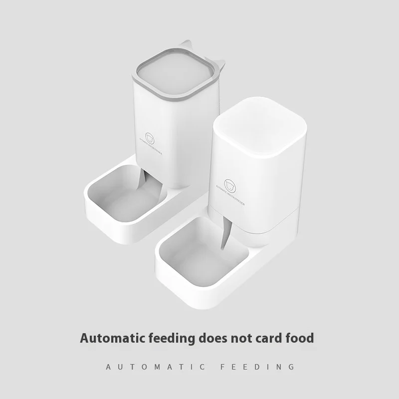 Automatic Pet Feeder with Large Bowl & Water Dispenser 3