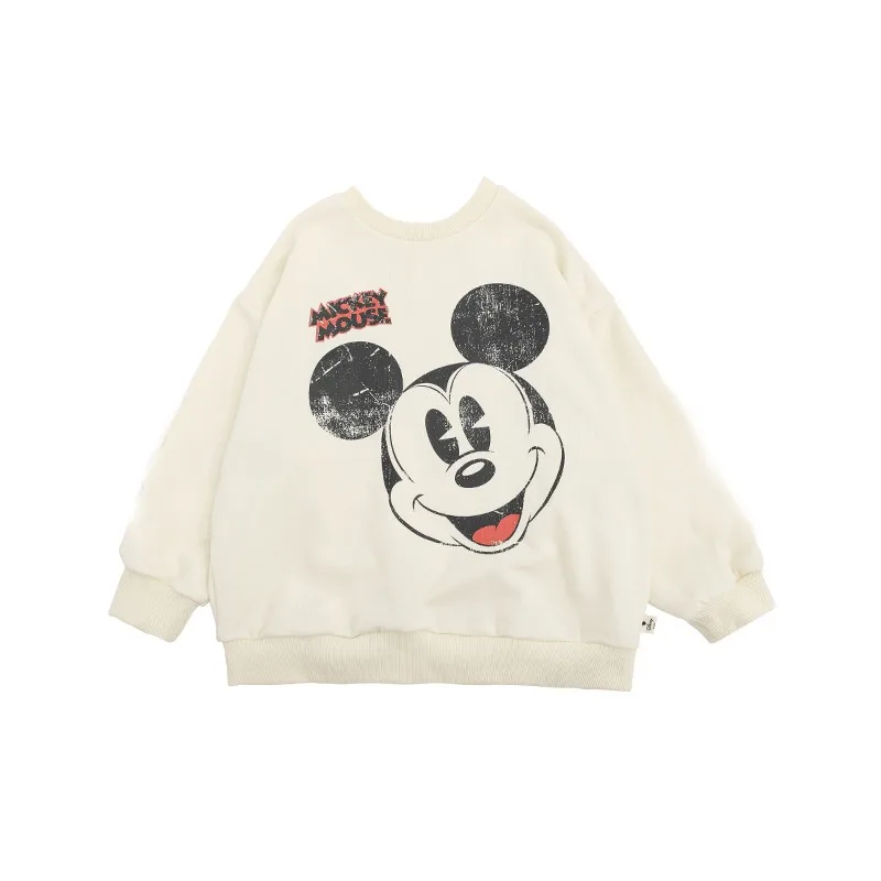 Brand Baby Boy Clothing Pullover Hoodies Casual Disney Mickey Mouse Cartoon Tops Sweatshirts T Shirts Loose Boys Girls Costume