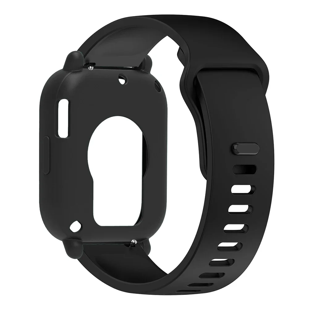 Silicone Strap and Protective Bumper for Smartwatch - Replacement Bracelet Belt