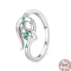Bagues en argent Sterling 2025 originales pour femmes, couronne à nœud papillon, cœur d'amour, mauvais œil, bijoux d'anniversaire, cadeau d'anniversaire, 925