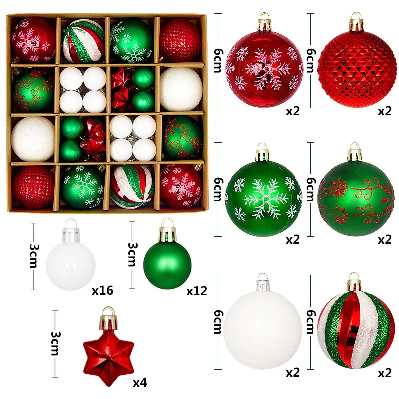 Globuri de crăciun decorative ornamente pentru brad crăciun_voghion.com