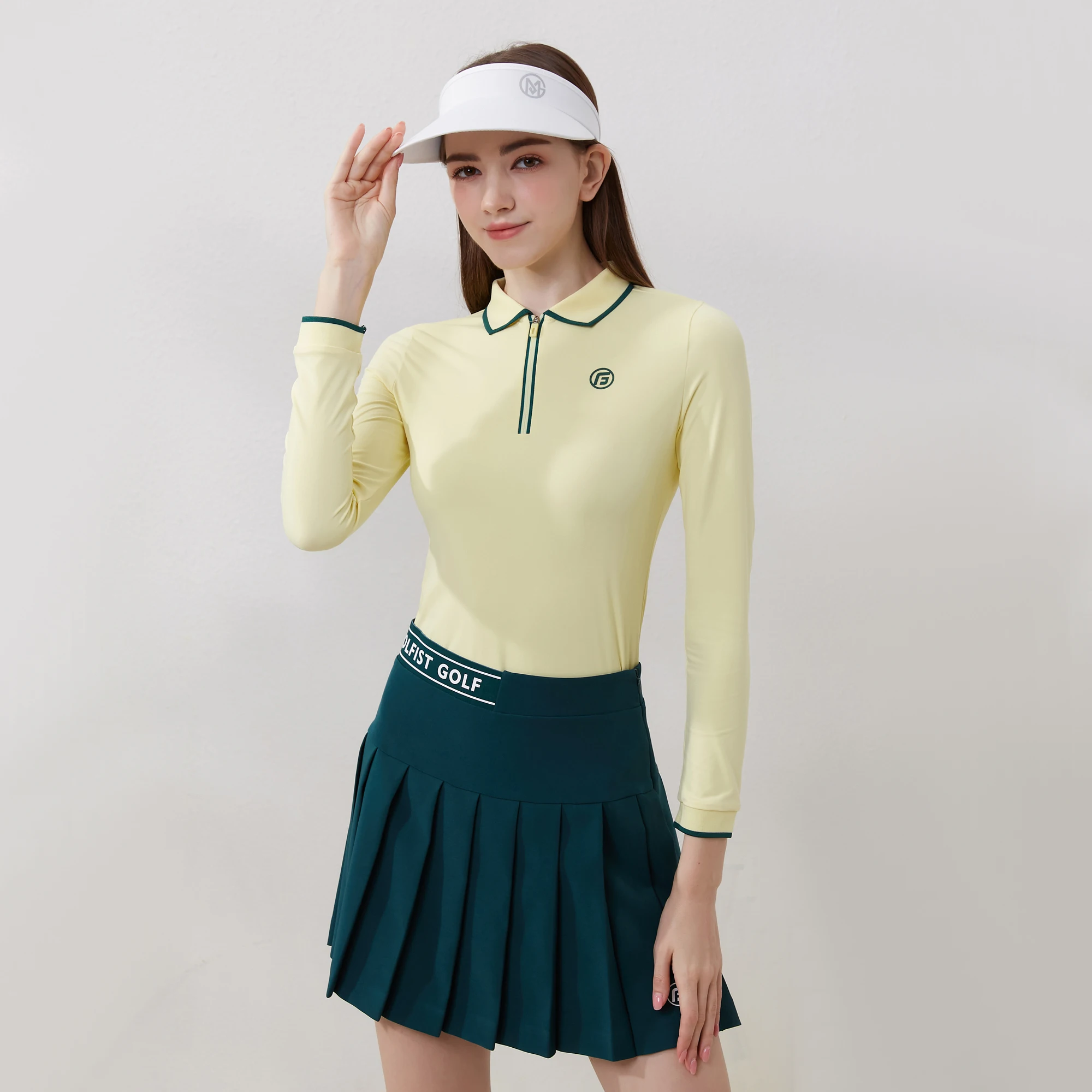 Golf Autumn and Spring Women Skirt Elastic Causal Sports Pleated Short Skirts With Pants inside Ladies Golf Tennis Wear